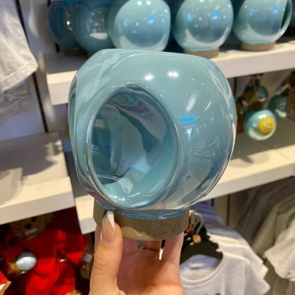 Star Wars Galaxy's Edge Life Day Orb Mug Wookiee Celebration Blue Coffee Cup - Picture 8 of 13